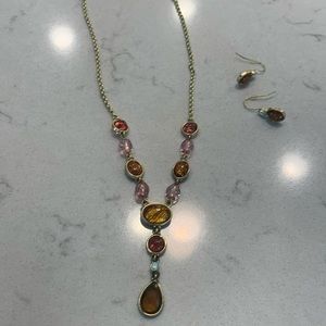 Necklace and earring set